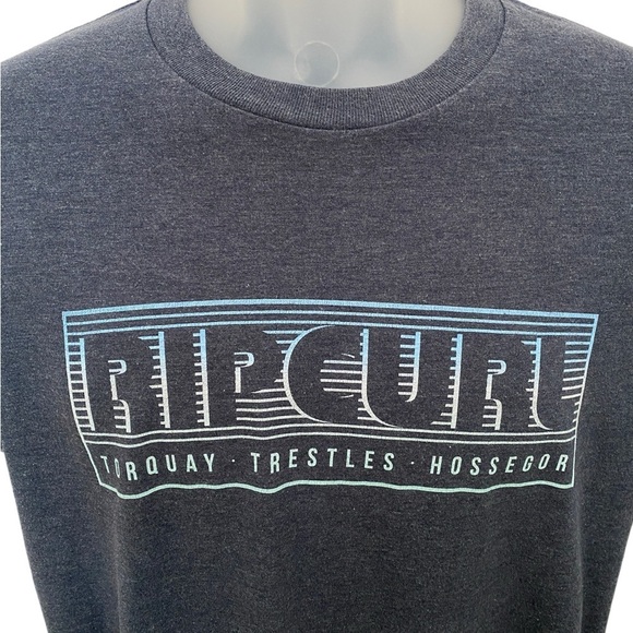 RIP CURL “Torquay, Trestles, Hossegor” Surf Tee Shirt Men M Medium Standard Fit - Picture 2 of 5